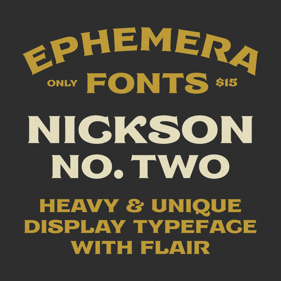 Ephemera Nickson Pro No.2