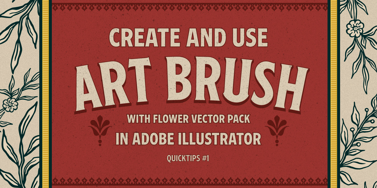 Quick tips #1 - Art Brush in Adobe Illustrator