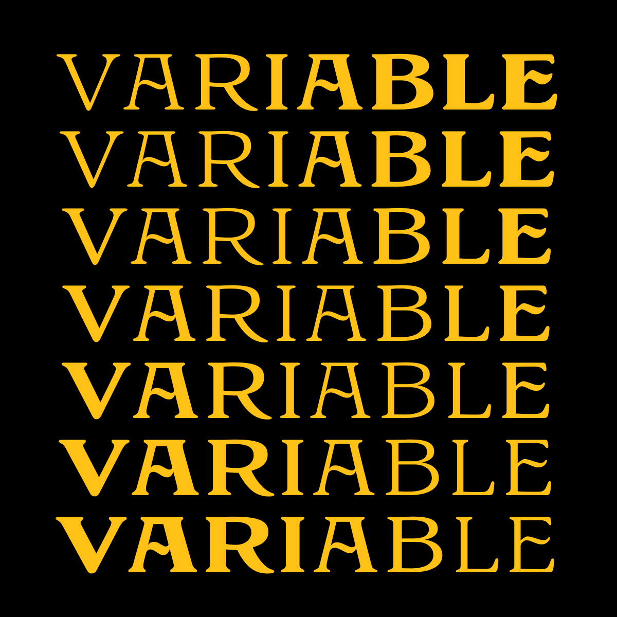 EFCO Barnis Variable Font | Ephemera Fonts