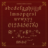 Alina In Script Alina Typeface | Ephemera Fonts
