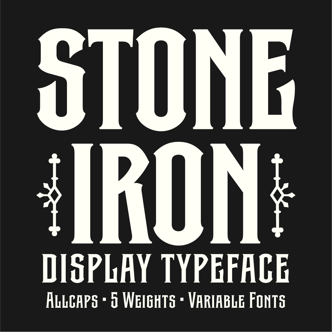 Stone Iron - Variable Font