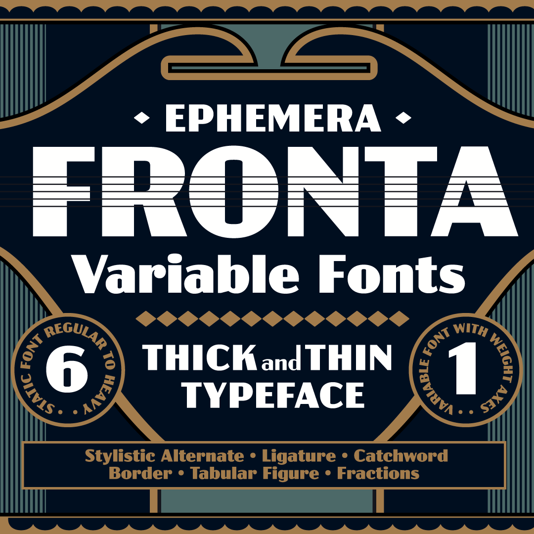 EFCO Fronta Variable Font