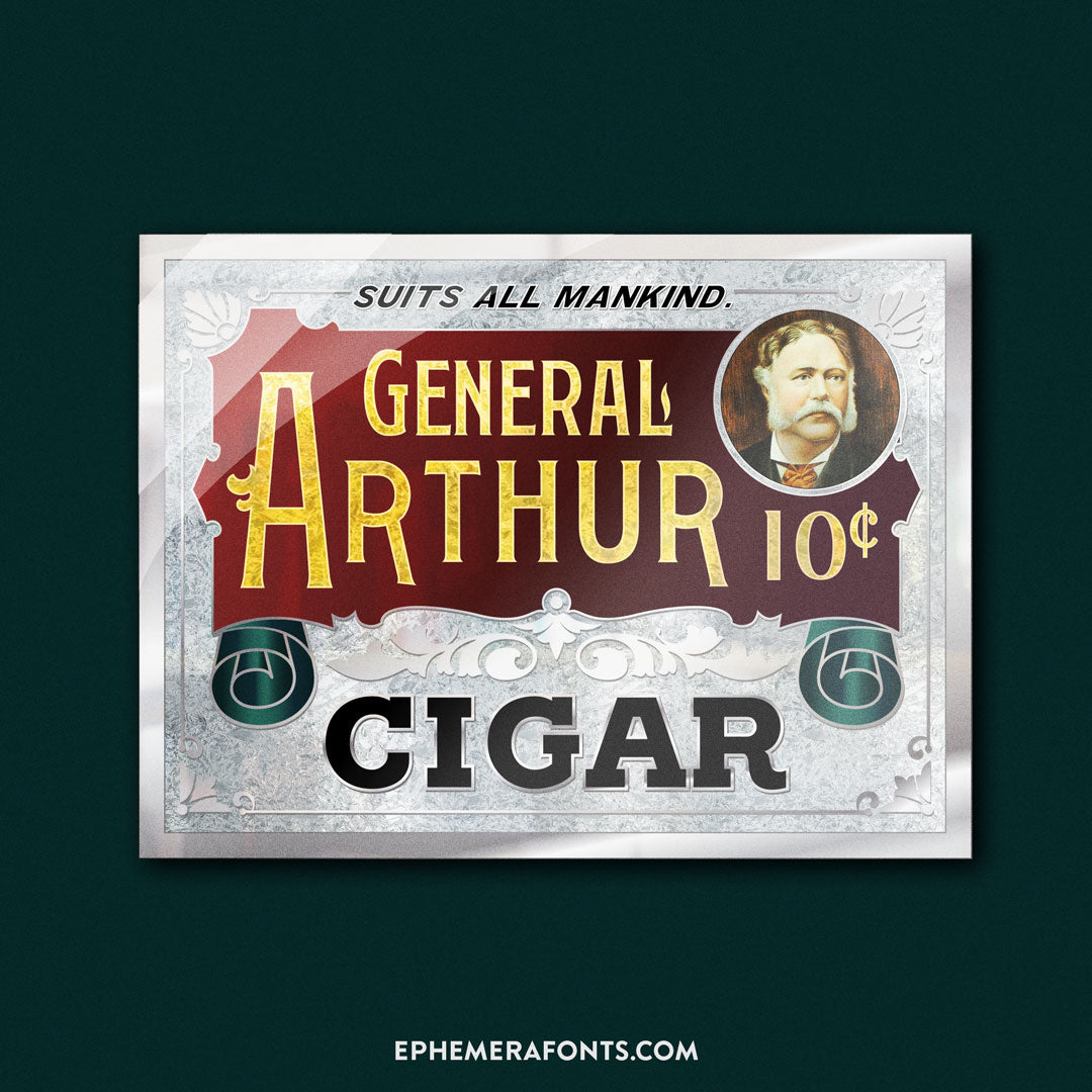 General Arthur Cigar Template