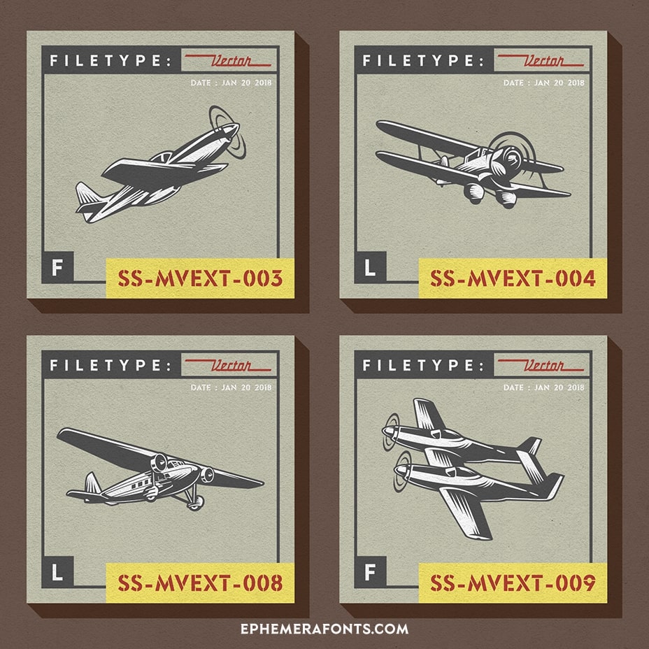 Airplane Illustrations Part 2