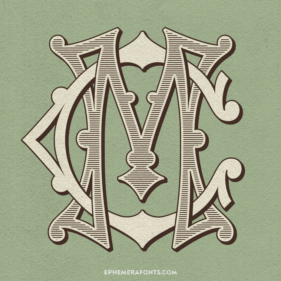 Graphics – Tagged "Monogram"– Ephemera Fonts