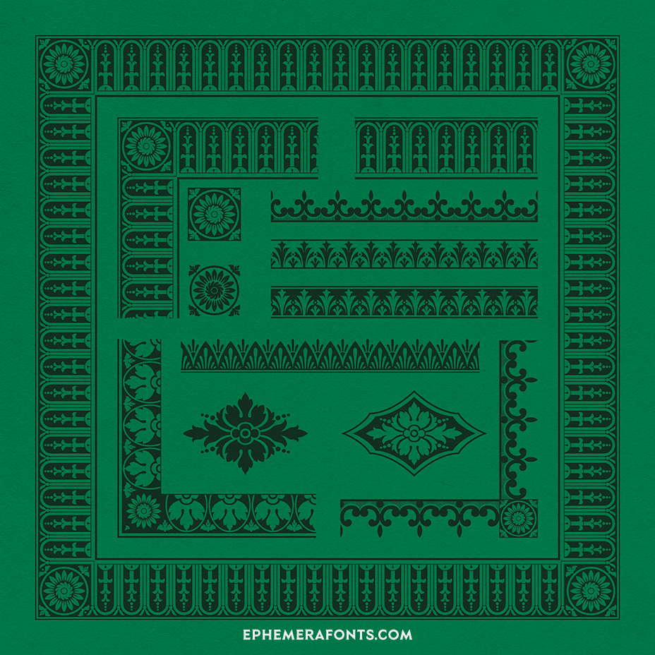 Ephemera Border Elements 06 | Ephemera Fonts