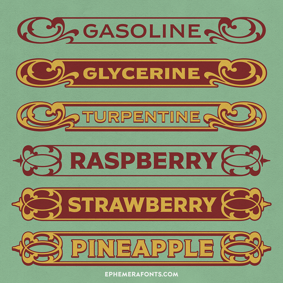 Ephemera Panels 04 - Ephemera Fonts