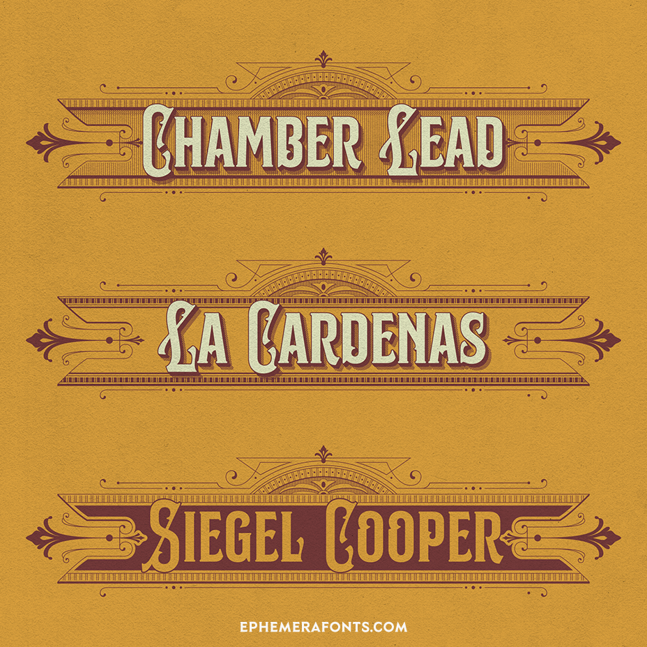 Ephemera Panels 18 | Ephemera Fonts