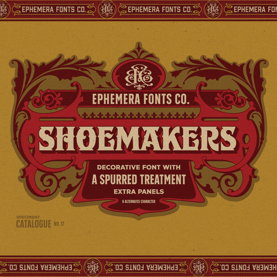 Ephemera Shoemakers | Ephemera Fonts