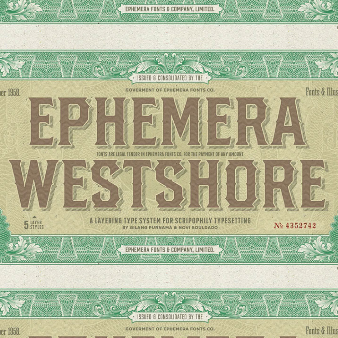 Ephemera Westshore Fonts & Graphic Elements